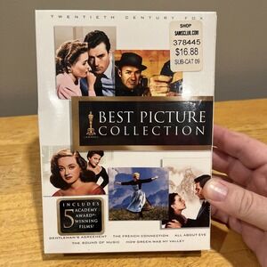 BEST PICTURE Collect 5 Movie Set 20th Century Fox‎ Sound of Music All About Eve